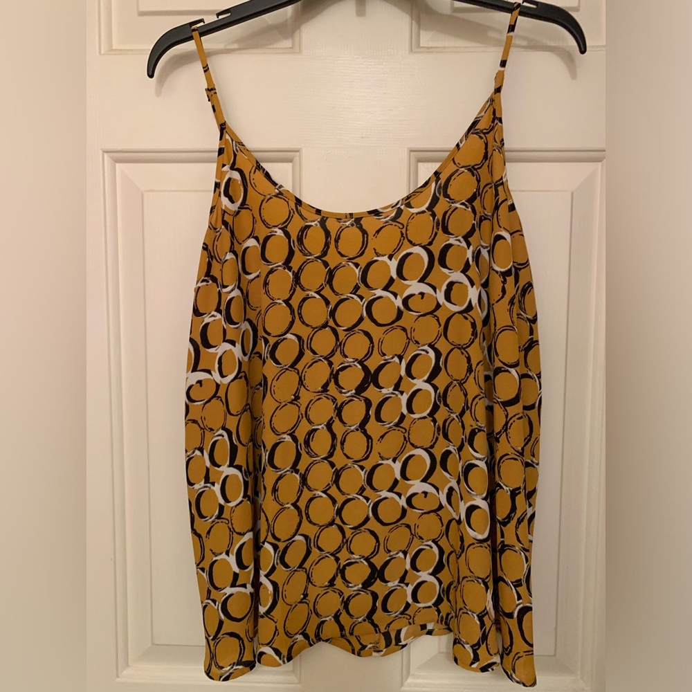 Apt 9 NWT size Large yellow and black tank